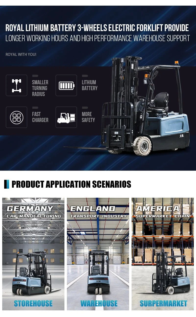 Italy Zapi 1 Year Royal Standard Export Packing Semi Forklifts Electric Forklift