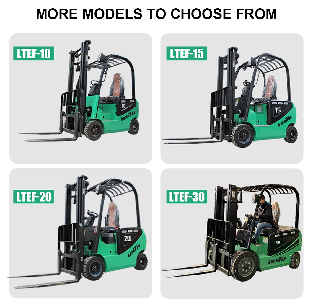 Cheap Hydraulic 2000kg Semi Electric Forklift Certification New Style 2 Ton Electric Forklift for Sale Portable